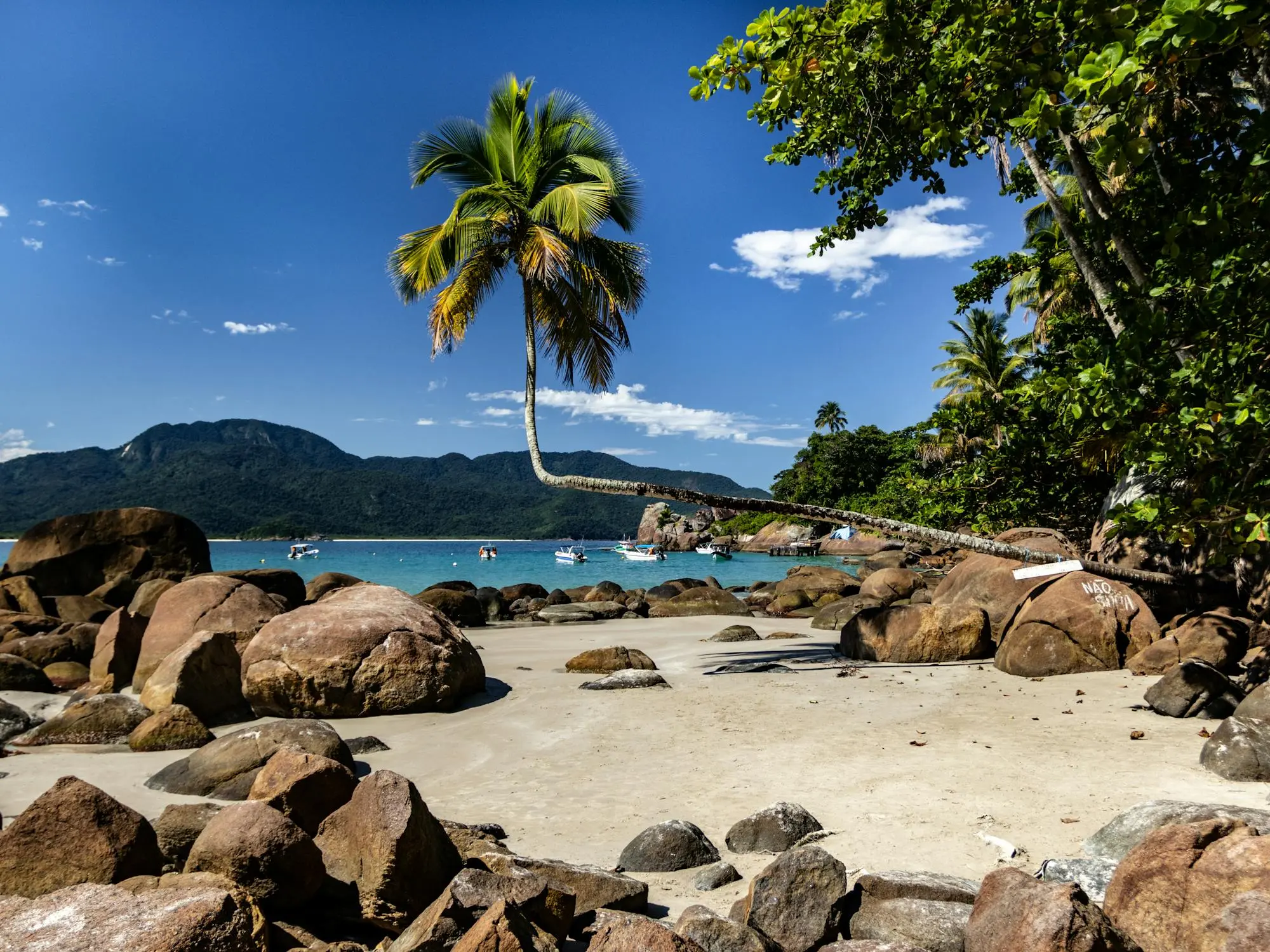 Paisaje tropical de las islas Seychelles, destino de ensueño