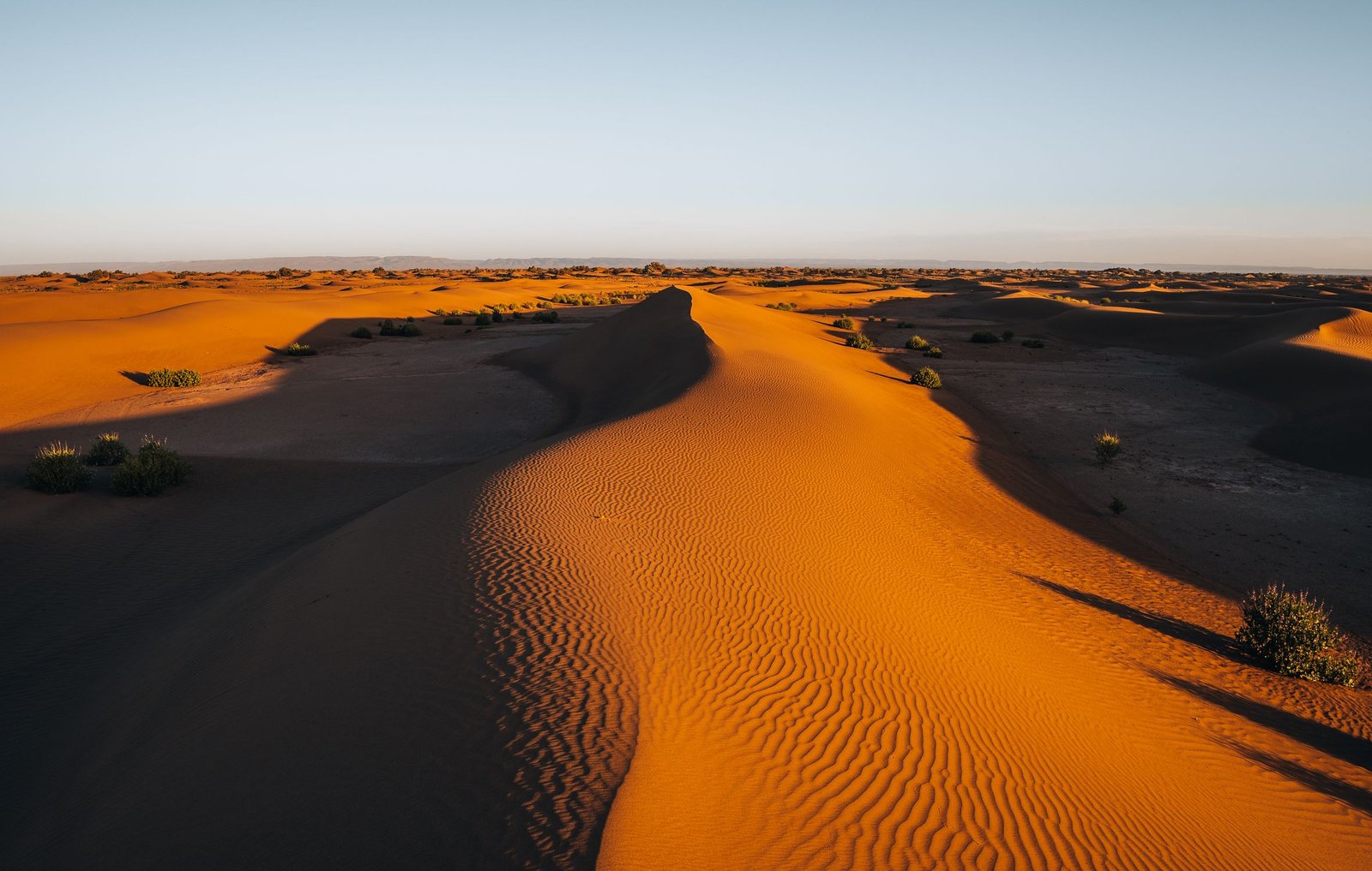 Dunas del Sahara en Marruecos