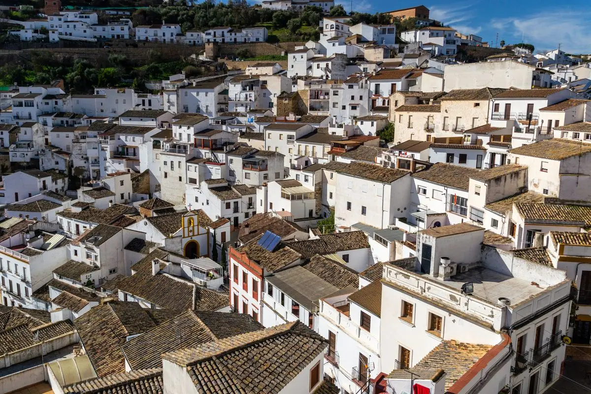 Calles encaladas del casco histórico de Jaén