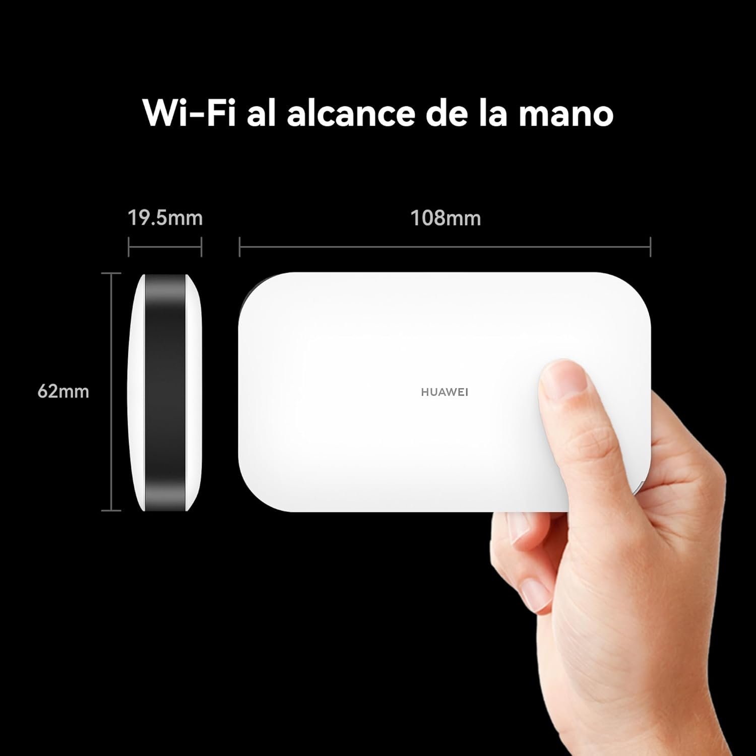 Router WiFi portátil Huawei 4G+ Mobile WiFi 3s (E5783) para viajes internacionales