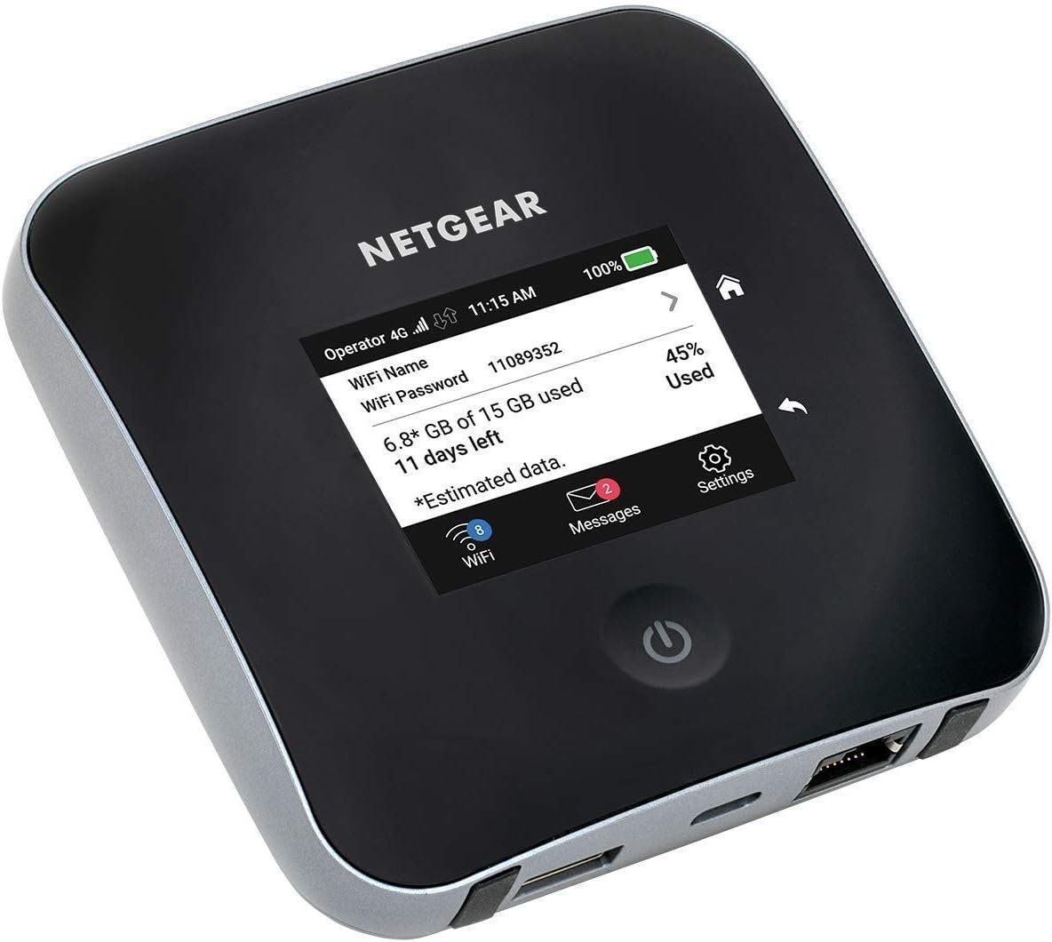 Router WiFi portátil Netgear Nighthawk M2 MR2100 para viajes internacionales