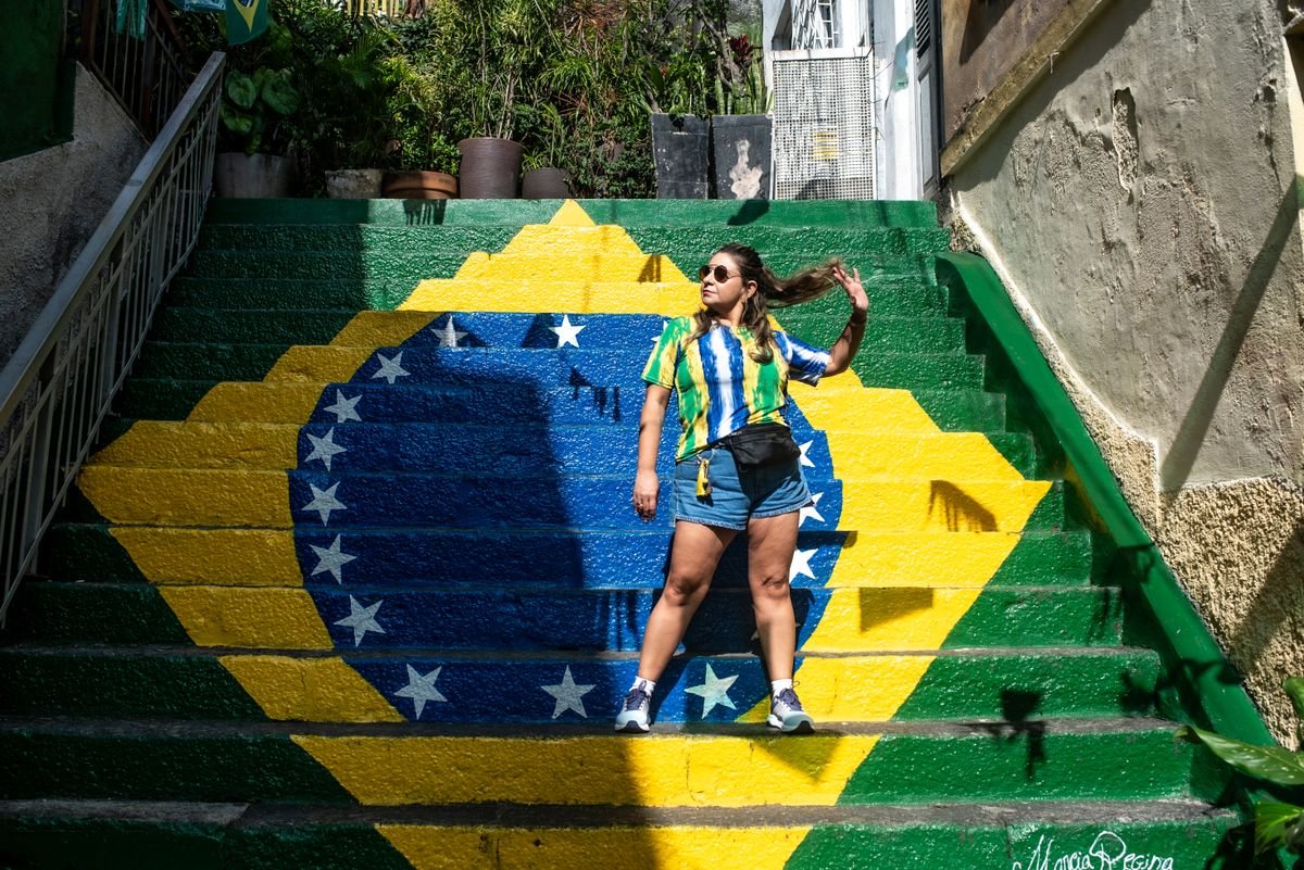 Escalera de Selarón en el barrio de Santa Teresa, Río de Janeiro