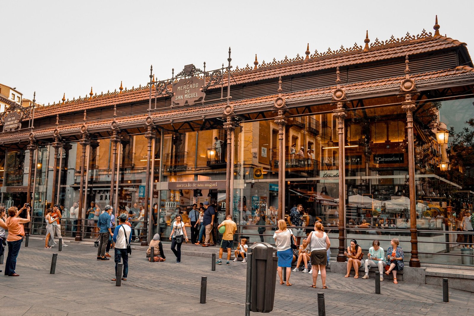 Interior del Mercado de San Miguel, en Madrid