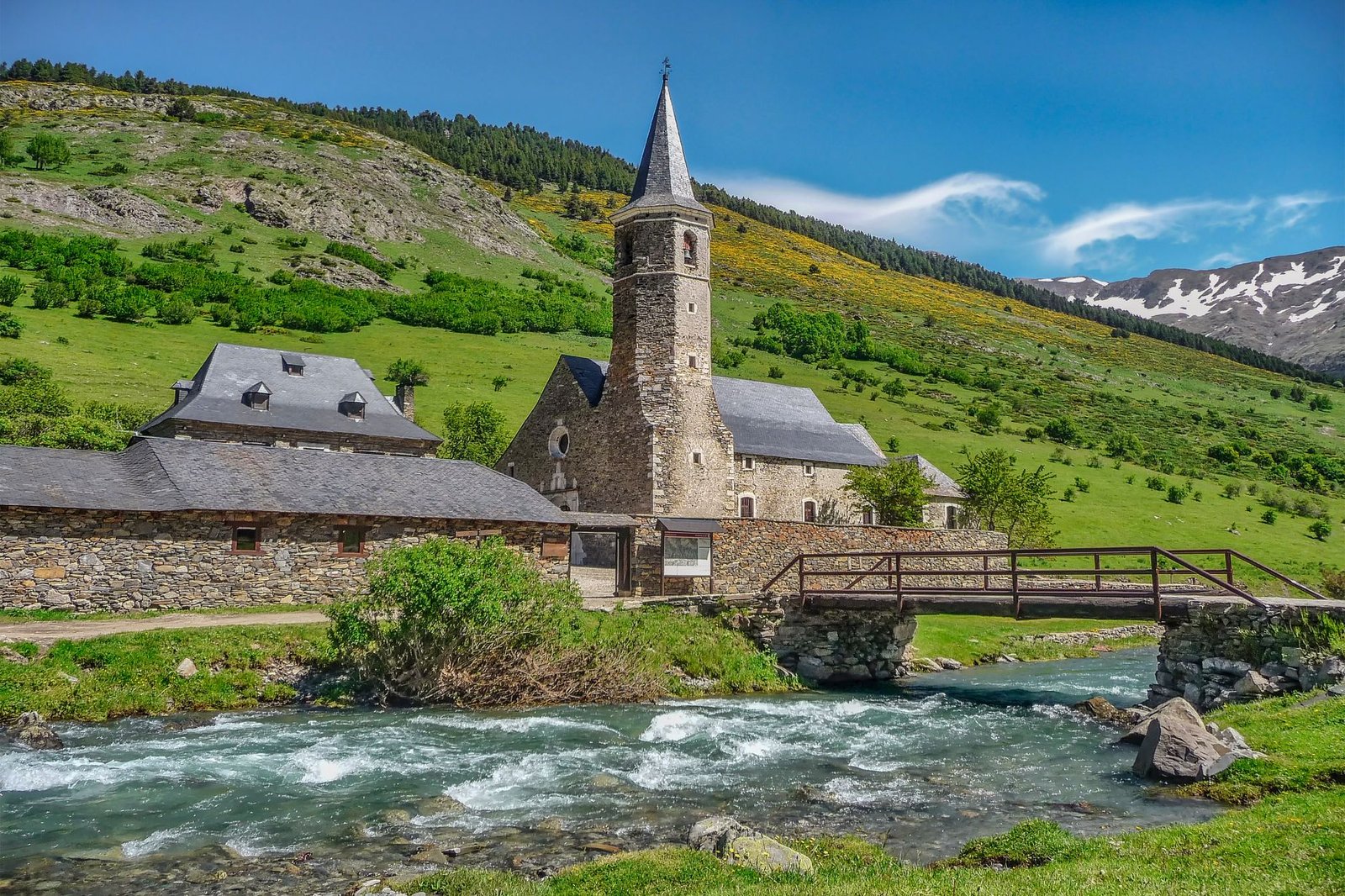 Iglesia de Montgarri, en Naut Aran, uno de los templos del románico aranés